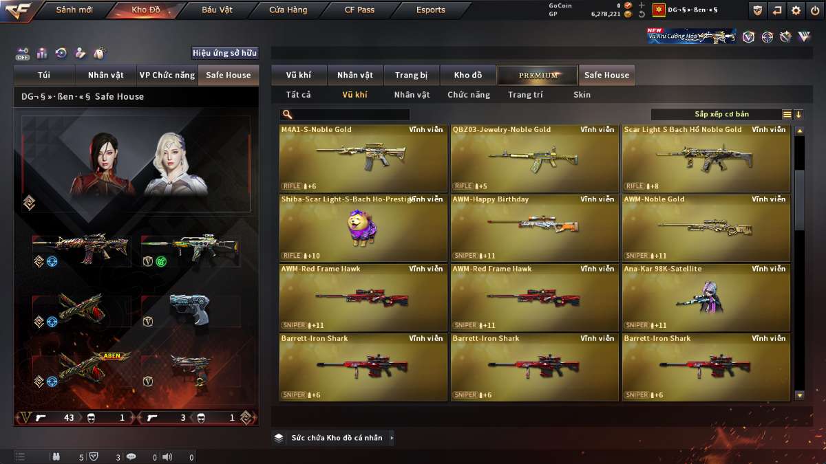 shop acc cf uy tin gia re